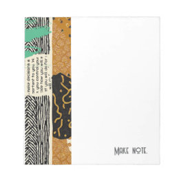 Bloc De Notas Lujosa sofisticación africana asiática caribeña