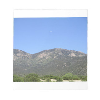 Bloc De Notas Luna sobre las montañas Sandia