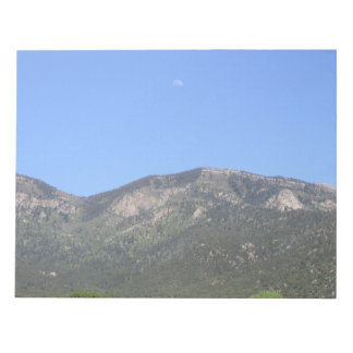 Bloc De Notas Luna sobre las montañas Sandia