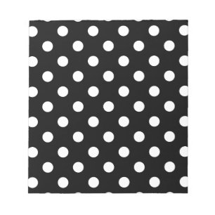 Bloc De Notas Lunares - blanco en negro