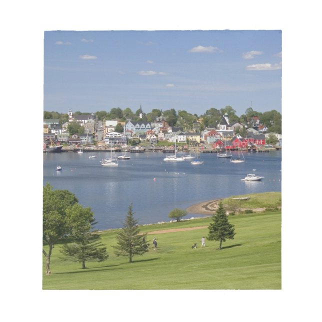 Bloc De Notas Lunenberg, Nueva Escocia, Canadá. (Frente)