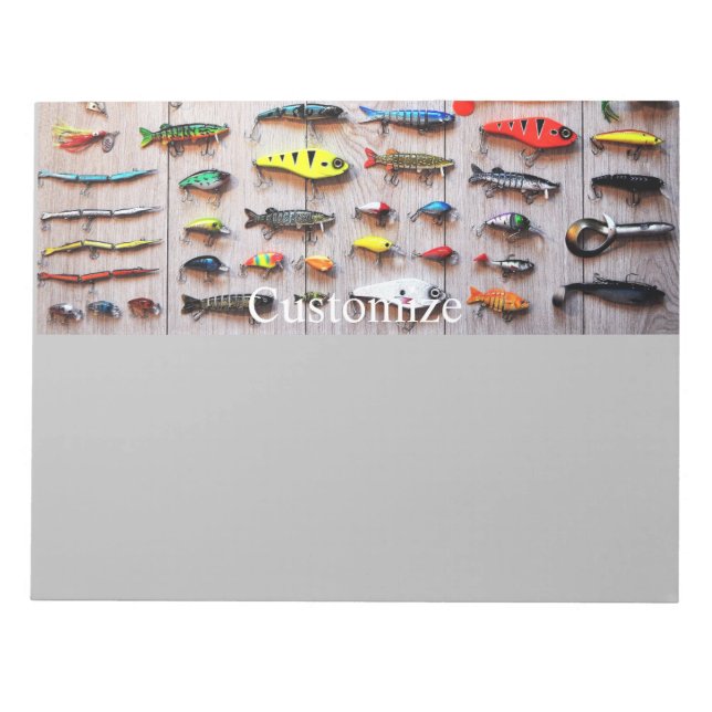 Bloc De Notas Lures Thunder_Cove de pesca clásica (Frente)