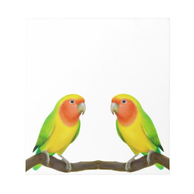 Bloc De Notas Lutino Lovebird Love Notepad (Frente)