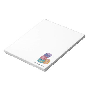 Bloc De Notas Macarones Arcoiris Cubiertos De Color Acuático