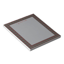 Bloc De Notas MacLachlan Modern Original Scottish Tartan 