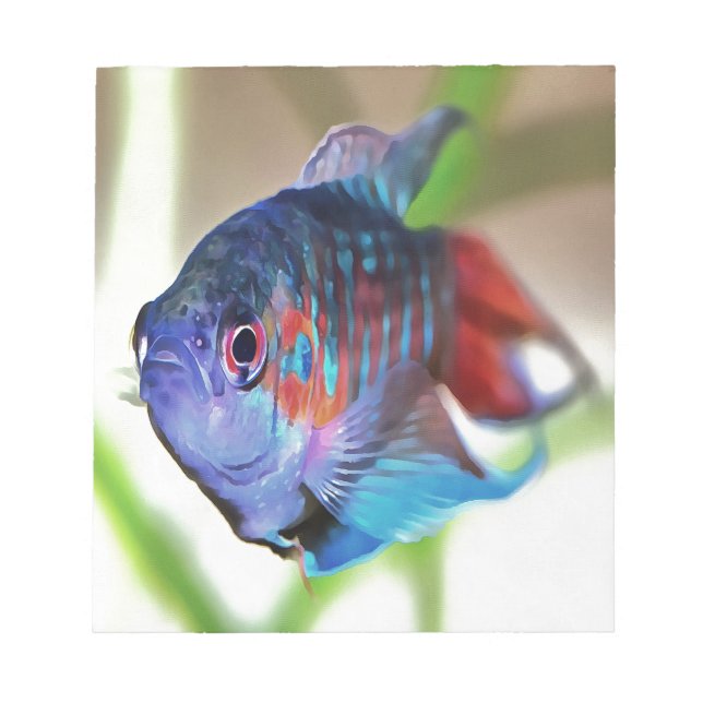 Bloc De Notas Macropodus Opercularis Aquarium Fish (Frente)