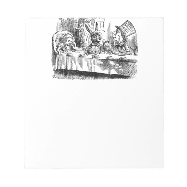 Bloc De Notas Mad Hatter (Frente)