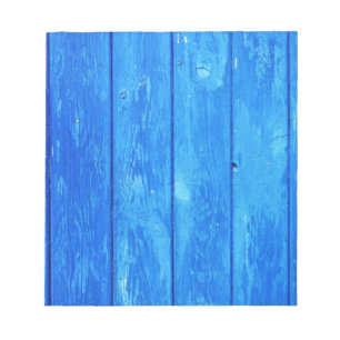 Bloc De Notas madera azul