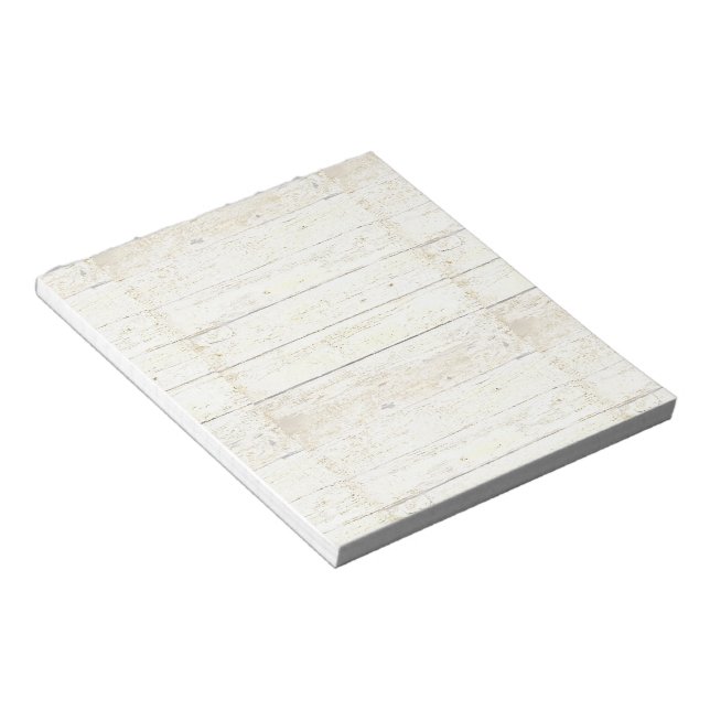 Bloc De Notas Madera blanca (Lado Derecho)