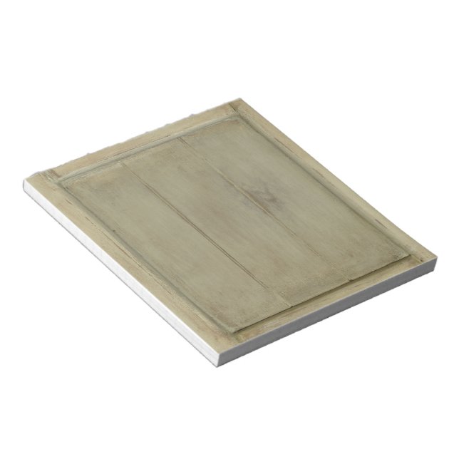 Bloc De Notas Madera Pintada Rústica (Lado Derecho)