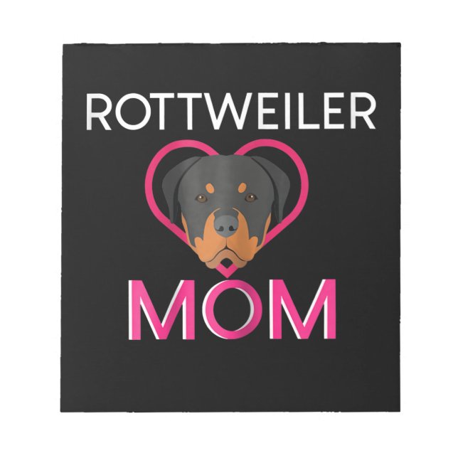 Bloc De Notas Madre de Rottweiler (Frente)