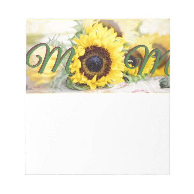 Bloc De Notas Madre del girasol (Frente)