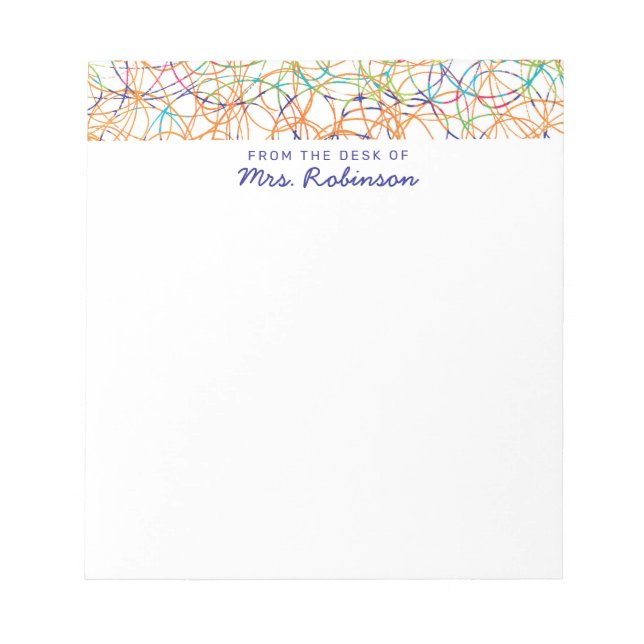 Bloc De Notas Maestra de burlas de la mesa de (Frente)