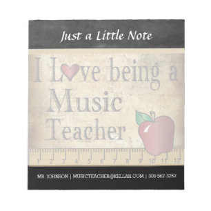 Bloc De Notas Maestra de Música   Estilo de época