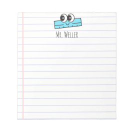 Bloc De Notas Maestra de nombre personalizado, pronosticadora so