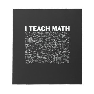 Bloc De Notas Maestra: Enseño matemática