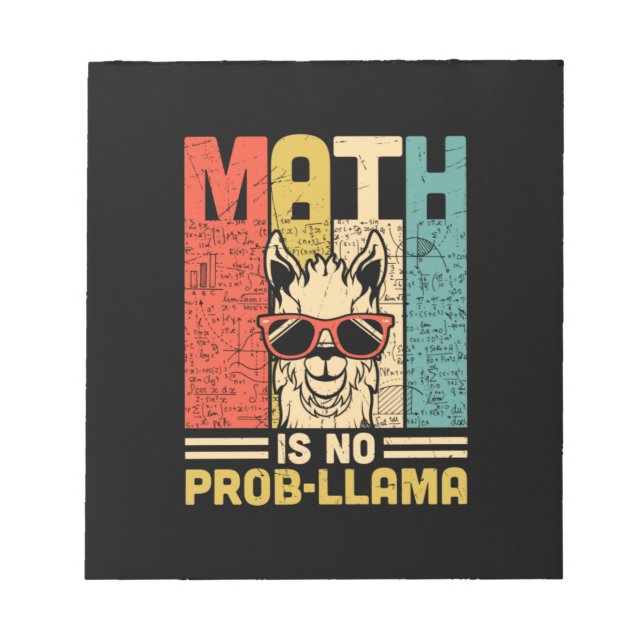 Bloc De Notas Maestra Matemática No Es Problema (Frente)