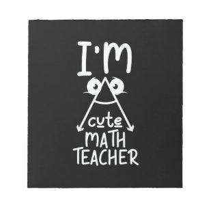 Bloc De Notas Maestra matemática Soy Maestra
