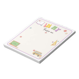 Bloc De Notas Maestra Retro Adorable
