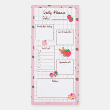 Bunnies and Berries Daily Planner