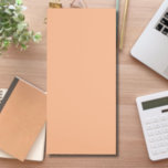 Bloc De Notas Magnético Color de moda Peach Fuzz Color sólido | Elegante<br><div class="desc">Color de moda Peach Fuzz Color sólido | Clásica | Elegante | Trendy | Elegante | Regalo</div>