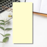 Bloc De Notas Magnético Color sólido amarillo de mantequilla | Clásico Ele<br><div class="desc">Color sólido amarillo de mantequilla | Clásica | Elegante | Trendy | Elegante | Regalo</div>