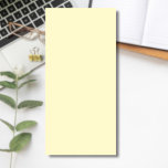 Bloc De Notas Magnético Color sólido amarillo lemonado | Clásico Elegante<br><div class="desc">Color sólido amarillo lemonado | Clásica | Elegante | Trendy | Elegante | Regalo</div>