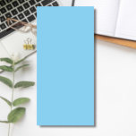 Bloc De Notas Magnético Color sólido azul del bebé | Clásica | Elegante<br><div class="desc">Color sólido azul del bebé | Clásica | Elegante | Trendy | Elegante | Regalo</div>