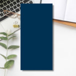 Bloc De Notas Magnético Color sólido azul prusiano | Clásica | Elegante<br><div class="desc">Color sólido azul prusiano | Sombras azules | Clásica | Elegante | Trendy | Elegante | Diseño profesional</div>