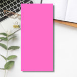 Bloc De Notas Magnético Color sólido neón rosado | Clásica<br><div class="desc">Neon Pink - Presentando el encanto eterno del diseño de color sólido: una fascinante mezcla de forma clásica y elegante simplicidad. Este diseño es una celebración del poder y la belleza que se encuentran en un solo tono impactante. El diseño de color sólido, exuberante sofisticación, abarca la esencia del minimalismo,...</div>