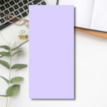 Bloc De Notas Magnético Color sólido pastel Lilac | Clásica | Elegante<br><div class="desc">Color sólido pastel Lilac | Diseño clásico | Producto elegante | Color de moda | Elegancia y moda | MINIMALISTA</div>
