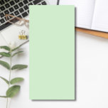 Bloc De Notas Magnético Color sólido pastel Pistachio | Clásica | Elegante<br><div class="desc">Color sólido pastel Pistachio | Clásica | Elegante | Trendy | Elegante | Regalo</div>