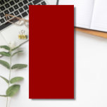 Bloc De Notas Magnético Color sólido rojo Crimson | Clásica | Elegante<br><div class="desc">Color sólido rojo Crimson | Clásica | Elegante | Trendy | Elegante | Regalo</div>