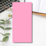 Bloc De Notas Magnético Color sólido rosa de carnación | Clásica | Elegant<br><div class="desc">Color sólido rosa de carnación | Diseño clásico | Elegante | Trendy | Elegante | Regalo</div>