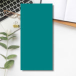 Bloc De Notas Magnético Color sólido verde azulado | Clásica | Elegante<br><div class="desc">Color sólido verde azulado | Clásica | Elegante | Trendy | Elegante | Regalo</div>