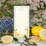 Bloc De Notas Magnético Lista de compras a cuadros con Lemons<br><div class="desc">Lista de compras a cuadros con el Bloc de notas magnético Lemons</div>