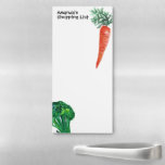 Bloc De Notas Magnético Lista de compras de Personalizados de acuarela de<br><div class="desc">Haz tus listas de compras con estilo con este cuaderno de compras de personalizable. Cambie el texto para que se ajuste a sus necesidades. ¡Revisa mi tienda para más!</div>
