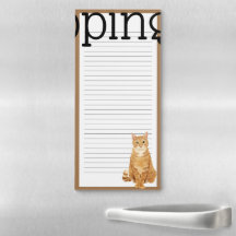 Naranja Tabby Cat Personalizado
