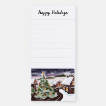 Notepad magnético de Navidades personalizados para