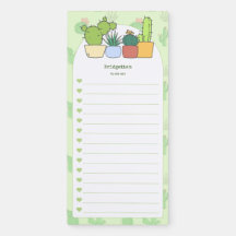 Notepad magnético personalizado - Cactus #1