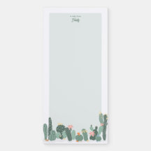 Notepad magnético personalizado - Cactus #2