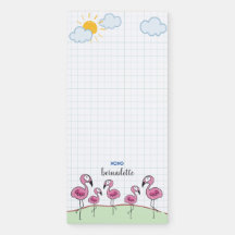 Notepad magnético personalizado - Flamingo #2