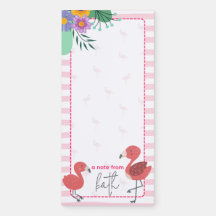 Notepad magnético personalizado - Flamingo #3