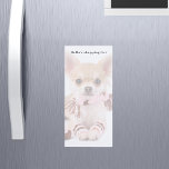 Bloc De Notas Magnético Personalizado foto perro mascota lista de compras<br><div class="desc">Personaliza y agrega tu foto de tu mascota,  perro. La foto tiene un overlay blanco para que puedas ver lo que escribes. Personalice y agregue un texto.</div>