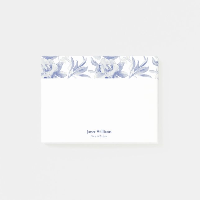 Bloc de notas magnolias (Anverso)