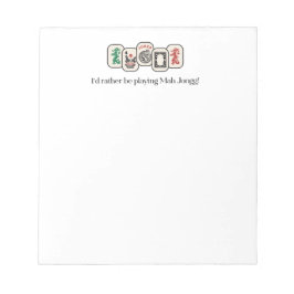 Bloc De Notas Mah Jongg Notepad