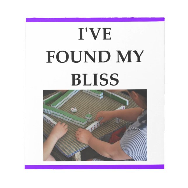 BLOC DE NOTAS MAHJONG (Frente)