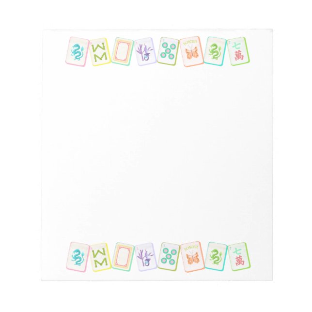 BLOC DE NOTAS MAHJONG NOTEPAD (Frente)
