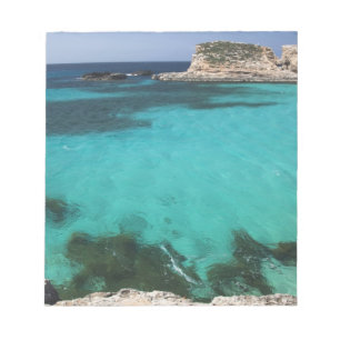 Bloc De Notas Malta, isla de Comino, La Laguna Azul