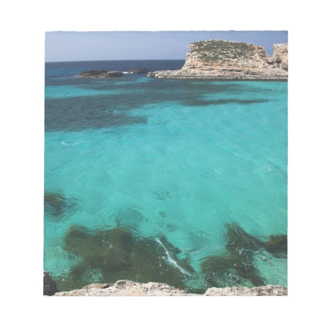 Bloc De Notas Malta, isla de Comino, La Laguna Azul (Frente)